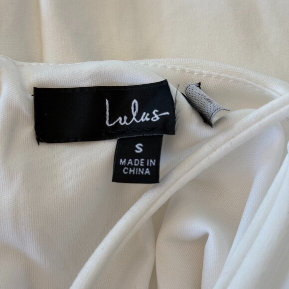 Lulu's Elegant White Ruffle Mini Dress - Picture 13 of 14